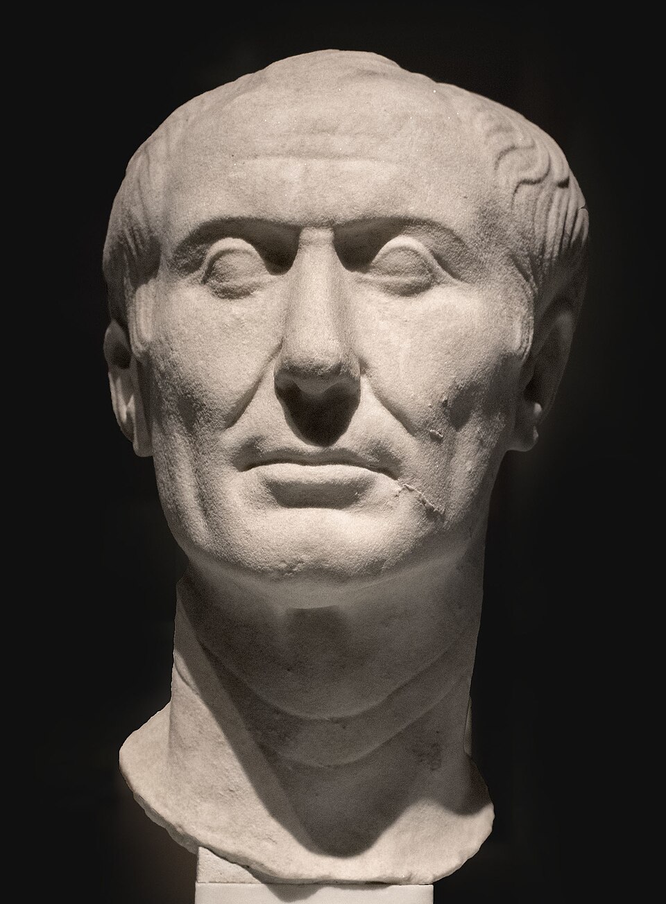 Marble bust of Julius Caesar